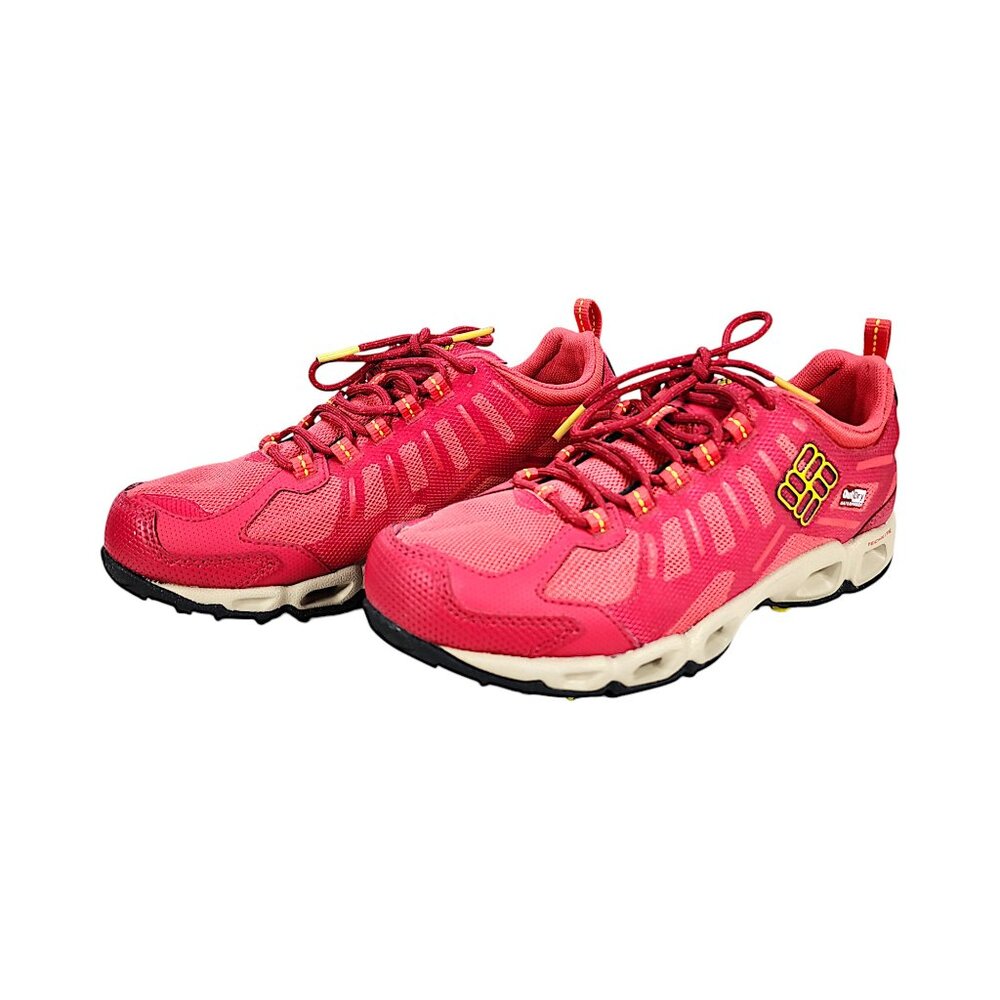 Columbia Ventrailia Women's Size 7.5 Red Lace Up Hiking Shoes BL3963-683